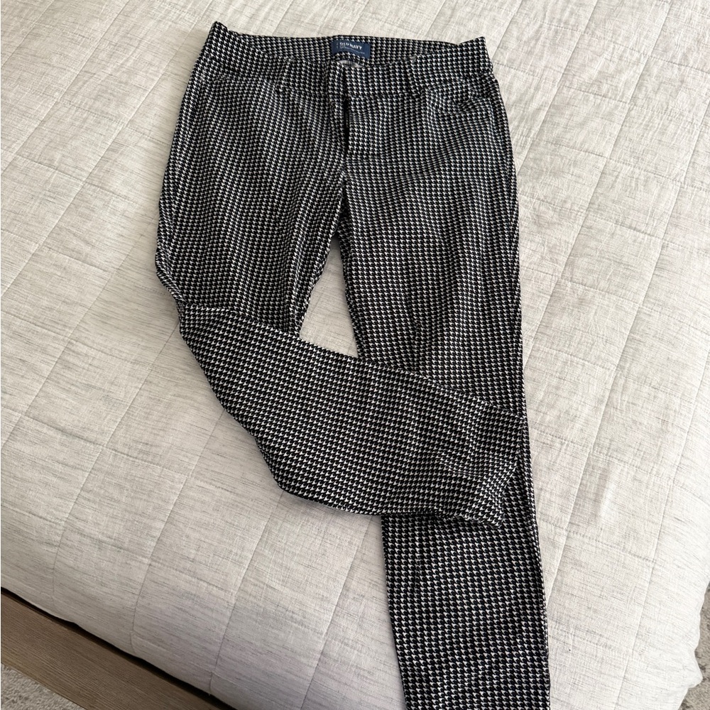 Old Navy Black and White Houndstooth Trousers